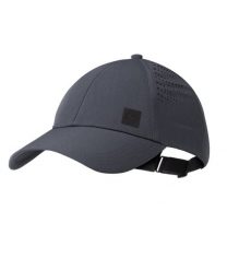 Czapka z daszkiem Summit Cap Ash UPF50. Szare czapki damskie Buff, bez wzorów, z elastanu, klasyczne. Za 119.99 zł.