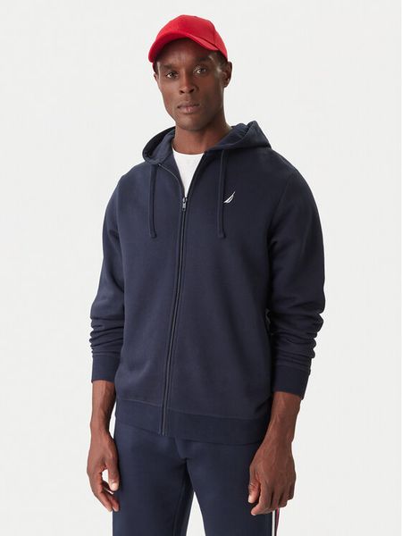 Nautica Bluza Winnemucca N1T04065 Granatowy Regular Fit. Niebieskie bluzy męskie Nautica, m, bez wzorów, z bawełny, bez ramiączek, bez kaptura. Za 219.99 zł.