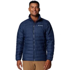 Kurtka sportowa męska Powder Lite II Jacket. Niebieskie kurtki sportowe męskie Columbia, m, bez wzorów, z poliesteru, bez kaptura, trekkingowe. Za 468.05 zł.