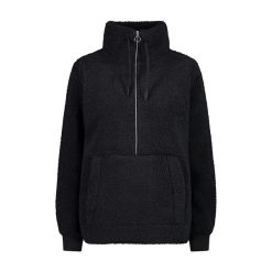 Bluza damska CMP. Czarne bluzy damskie CMP, na zimę, bez wzorów, bez ramiączek, bez kaptura. Za 289.99 zł.