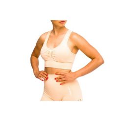 Biustonosz sportowy damski GymHero California Cute Bra. Brązowe bielizna sportowa damska Gym Hero, l, bez wzorów, z elastanu. Za 89.99 zł.