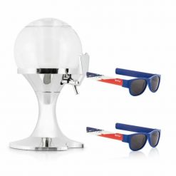 Zestaw dyspenser do piwa InnovaGoods i 2 okulary przeciwsłoneczne Sunfold France. Brązowe okulary przeciwsłoneczne damskie InnovaGoods. Za 304.99 zł.