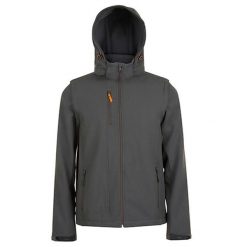 Kurtka Transformer Soft Shell Dla Dorosłych Unisex. Brązowe kurtki męskie SOL'S, m, bez wzorów, sportowe, bez kaptura. Za 401.99 zł.