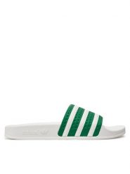 Adidas Klapki Adilette IG9287 Zielony. Zielone klapki męskie Adidas, bez wzorów, z tworzywa sztucznego, bez zapięcia. Za 129.99 zł.