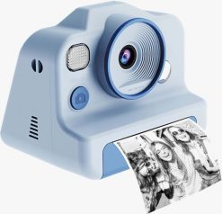 Aparat cyfrowy Yashica MiniLens Instant Print Camera Blue (P241335). Aparaty kompaktowe Yashica. Za 293.36 zł.