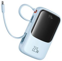 Baseus Qpow Pro+ 22.5W 10000mAh USB-C niebieski. Niebieskie powerbanki . Za 88.00 zł.