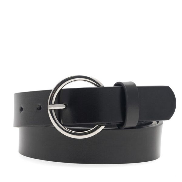 Pasek Damski Lasocki. Czarne paski damskie Lasocki, bez wzorów. Za 99.99 zł.