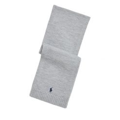 Szalik Polo Ralph Lauren. Szare szaliki męskie Polo Ralph Lauren, bez wzorów. Za 279.99 zł.