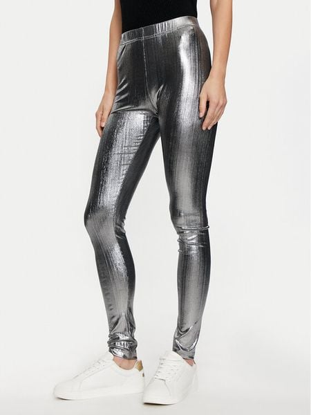 Karen by Simonsen Legginsy Regitze 10105220 Srebrny Slim Fit. Szare legginsy damskie Karen by Simonsen, bez wzorów, z syntetyku. Za 149.99 zł.