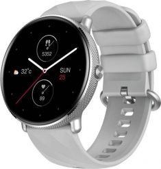 Smartwatch Zeblaze GTR 3 Pro Szary (GTR 3 Pro silver). Szare zegarki smartwatch Zeblaze, bez wzorów. Za 137.78 zł.