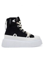 Inuikii Trampki Matilda Canvas High 30103-025 Czarny. Czarne trampki i tenisówki damskie Inuikii, bez wzorów, z materiału, bez zapięcia. Za 839.99 zł.