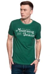 MĘSKI T-SHIRT MUSTANG ALEX C PRINT CPD 1009040 6440. T-shirty męskie Mustang, m, bez wzorów, bez kołnierzyka, bez ramiączek. W wyprzedaży za 39.99 zł.