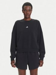 Adidas Bluza Essentials Small Logo Feelcozy JC5932 Czarny Loose Fit. Czarne bluzy damskie Adidas, xl, bez wzorów, z syntetyku, bez ramiączek, bez kaptura. Za 199.99 zł.