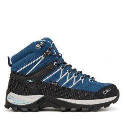 Trekkingi CMP. Niebieskie obuwie trekkingowe damskie CMP, bez zapięcia. Za 529.99 zł.