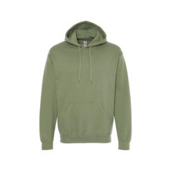 Bluza Z Kapturem Dla Dorosłych Unisex Softstyle Fleece Midweight. Zielone bluzy męskie GILDAN, m, bez wzorów, bez ramiączek, z kapturem. Za 78.99 zł.