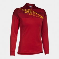 Bluza damska Joma Elite X. Czerwone bluzy damskie Joma, l, bez wzorów, z elastanu, eleganckie, bez ramiączek, bez kaptura. Za 128.90 zł.