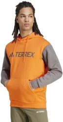 Bluza z kapturem adidas TERREX Multi Large Logo Hoody - semi impact orange/charcoal. Pomarańczowe bluzy męskie Adidas, m, bez wzorów, z kapturem. Za 293.70 zł.