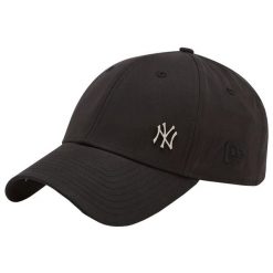 Czapka z daszkiem New Era MLB New York Yankees. Czarne czapki damskie New Era, bez wzorów, eleganckie. Za 99.99 zł.