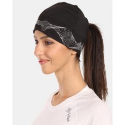 Czapka do biegania unisex Kilpi TAIL-U. Czarne czapki damskie Kilpi, bez wzorów. Za 158.99 zł.