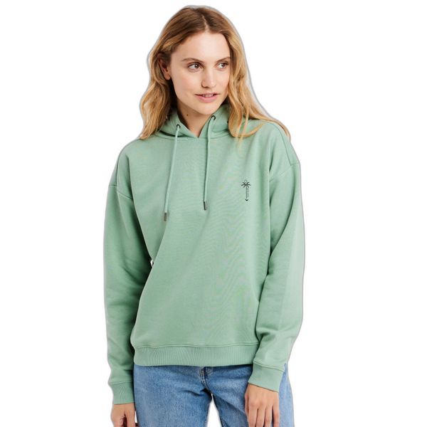 Bluza damska Protest Prtkaikoura. Niebieskie bluzy damskie Protest, m, bez wzorów, z bawełny, bez ramiączek, z kapturem. Za 169.99 zł.