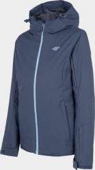 4f Kurtka damska H4Z22-KUDN001 Denim r.S. Kurtki sportowe damskie 4F, s, bez wzorów, z denimu, bez ramiączek, bez kaptura, narciarskie. Za 267.60 zł.