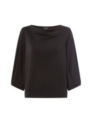 S.Oliver BLACK LABEL Bluza Kobiety czarny, 38. Czarne bluzy damskie s.Oliver BLACK LABEL, s, bez wzorów, klasyczne, bez ramiączek, bez kaptura. Za 229.95 zł.