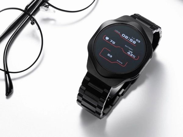Smartwatch Canyon Hexagon 88 Czarny (CNS-SW88BB). Czarne zegarki smartwatch Canyon, bez wzorów. Za 189.49 zł.