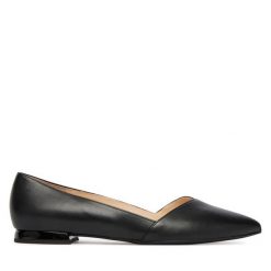 Baleriny HÖGL. Czarne balerinki damskie HÖGL, bez wzorów, bez obcasa, bez zapięcia. Za 699.99 zł.