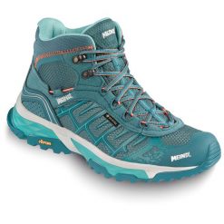 Buty turystyczne damskie Meindl Finale Lady Mid z membraną Gore -Tex. Niebieskie obuwie trekkingowe damskie MEINDL, z gore-texu, bez zapięcia. Za 1,099.00 zł.