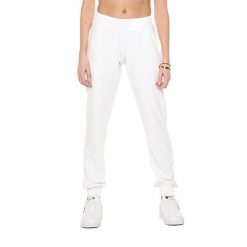 Spodnie dresowe z sznurek regulacyjny na co dzień. Białe spodnie dresowe damskie LEONE 1947 APPAREL, bez wzorów, z dresówki, sportowe. W wyprzedaży za 164.19 zł.