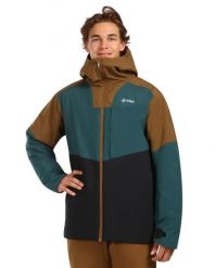Kurtka narciarska Kilpi Killyan. Brązowe kurtki sportowe męskie Kilpi, na zimę, l, bez wzorów, z materiału, z kapturem, narciarskie. Za 539.99 zł.