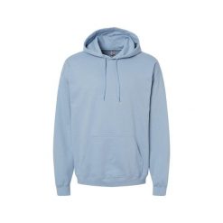 Bluza Z Kapturem Dla Dorosłych Unisex Softstyle Fleece Midweight. Niebieskie bluzy męskie GILDAN, m, bez wzorów, bez ramiączek, z kapturem. Za 78.99 zł.