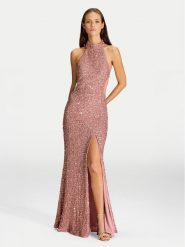 Hey Kyla Sukienka wieczorowa 5AJ006HK Różowy Slim Fit. Czerwone sukienki damskie Hey Kyla, bez wzorów, z syntetyku, wizytowe, bez kołnierzyka, bez ramiączek. Za 929.99 zł.