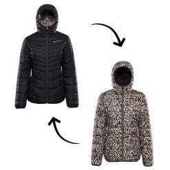 Damska kurtka z kapturem Alpine Pro Eroma. Brązowe kurtki sportowe damskie Alpine Pro, bez wzorów, z puchu, bez ramiączek, z kapturem, trekkingowe. Za 319.00 zł.