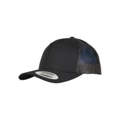 Czapka Flexfit recycled poly twill with mesh. Czarne czapki damskie FLEXFIT, bez wzorów, z meshu. Za 76.70 zł.
