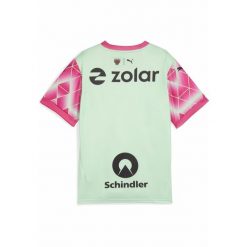 Młodzieżowa koszulka wyjazdowa Füchse Berlin 24/25 PUMA Fresh Mint Pink Green. Czerwona koszulki sportowe damskie Puma, m, z aplikacjami, bez ramiączek. Za 359.00 zł.