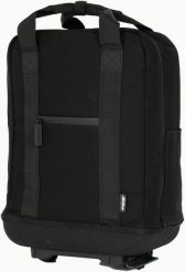 System – torba na bagażnik / plecak „Metro Backpack”. Czarne plecaki męskie ATRAN VELO, bez wzorów, z gumy. Za 397.50 zł.