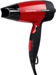 Suszarka travel Hair Dryer 1500W Red (Offine)VDE/Linda. Czerwone suszarki do włosów Aigostar. Za 50.33 zł.