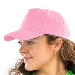 Czapka Z Daszkiem Printers 5 Panel. Czerwone czapki damskie RESULT HEADWEAR, bez wzorów, z bawełny. Za 25.99 zł.
