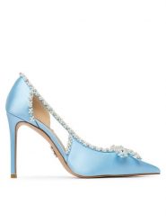 Steve Madden Szpilki Tandi 11005583 Niebieski jasny. Niebieskie szpilki damskie Steve Madden, bez wzorów, z materiału, bez obcasa, na szpilce, bez zapięcia. Za 689.99 zł.