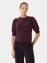 Vero Moda Sweter Doffy 10278313 Fioletowy Regular Fit. Fioletowe swetry nierozpinane damskie Vero Moda, s, bez wzorów, z syntetyku, bez kołnierzyka, bez ramiączek. Za 99.99 zł.