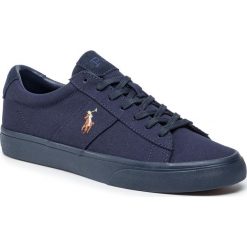 Tenisówki POLO RALPH LAUREN - Sayer 816764497001 Navy. Niebieskie trampki męskie Polo Ralph Lauren, bez wzorów, z gumy, bez zapięcia. Za 359.00 zł.