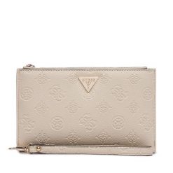 Portfel Guess. Brązowe portfele damskie Guess. Za 294.99 zł.