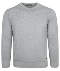 Klasyczny Męski Sweter - Tony Montana - U-Neck - Popielaty. Szare swetry męskie Tony Montana, m, bez wzorów, z bawełny, biznesowe, bez kołnierzyka, bez ramiączek. Za 145.00 zł.
