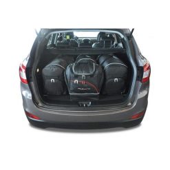 Torby Do Bagażnika Hyundai Ix35 2010-2013 4Szt Kjust. Czarne torby podróżne damskie KJUST, bez wzorów. Za 1,203.00 zł.