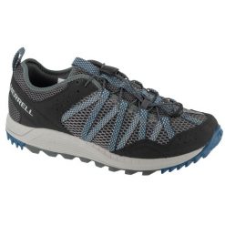 Buty trekkingowe męskie, Wildwood Aerosport. Szare buty zimowe męskie Merrell, bez wzorów, z gumy, bez obcasa, bez zapięcia. Za 496.00 zł.