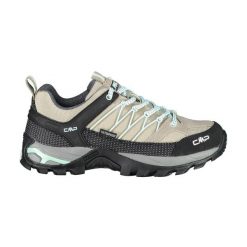 Damskie Niskie buty trekkingowe CMP Rigel waterprof. Brązowe obuwie trekkingowe damskie CMP, z materiału, bez zapięcia. Za 487.00 zł.