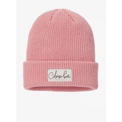 Czapka zimowa damska Columbia Lost Lager II Beanie - pink agave/script. Czerwone czapki damskie Columbia, na zimę, bez wzorów, sportowe. Za 89.99 zł.