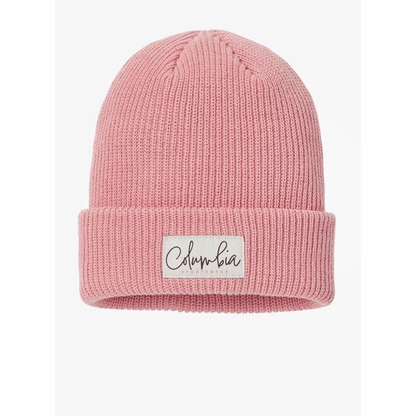 Czapka zimowa damska Columbia Lost Lager II Beanie - pink agave/script. Czerwone czapki damskie Columbia, na zimę, bez wzorów, sportowe. Za 89.99 zł.