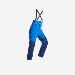 Spodnie trekkingowe unisex Forclaz Arctic 900 3w1 wodoodporne. Niebieskie trekkingi męskie FORCLAZ, na zimę, z materiału, bez zapięcia. Za 599.99 zł.
